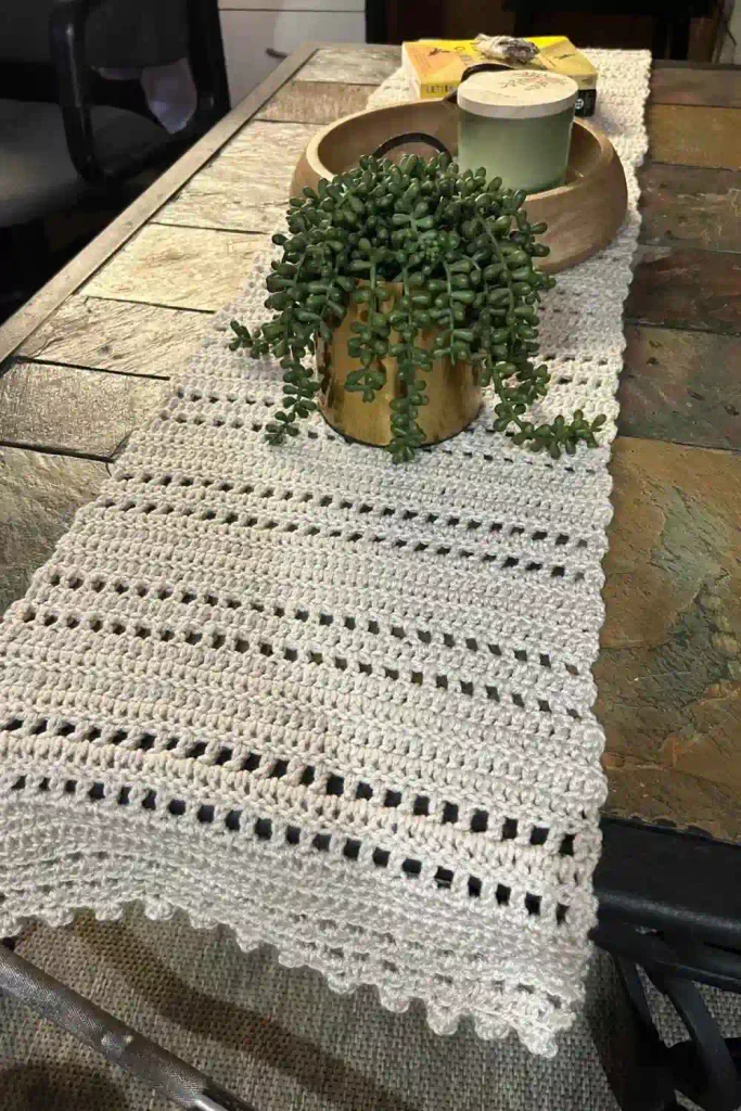 Crochet Table Runner Tutorial