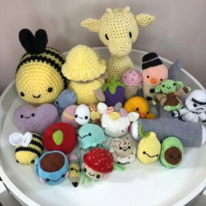 10 Amigurumi Crochet Patterns PDF | Beginner-Friendly Stuffed Animal Patterns | Instant Download | Knotting Notes