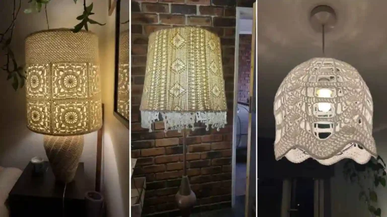 Crochet Lampshade